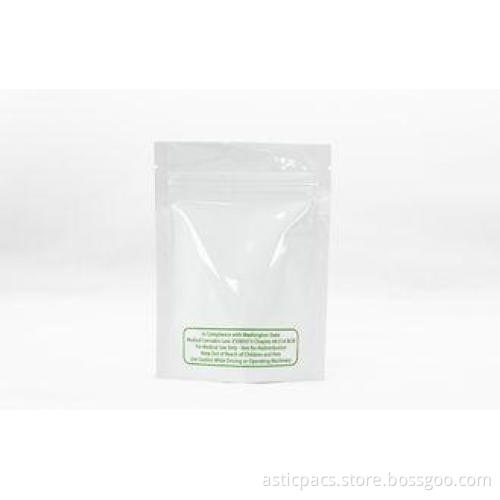 Clear Plastic Ziplock Bags With Gravure Printing , PET / VM